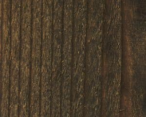 Wood Defender Chestnut stain shown on cedar