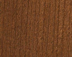 Wood Defender Cumberland Brown stain shown on cedar