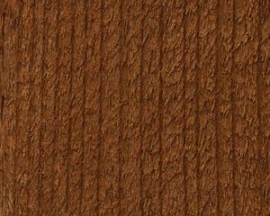 Wood Defender Sable Brown stain shown on cedar