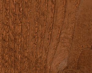 Wood Defender Sedona stain shown on cedar